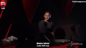 Matteo Salvini a Rtl 102.5: “Su Conte tante ombre”