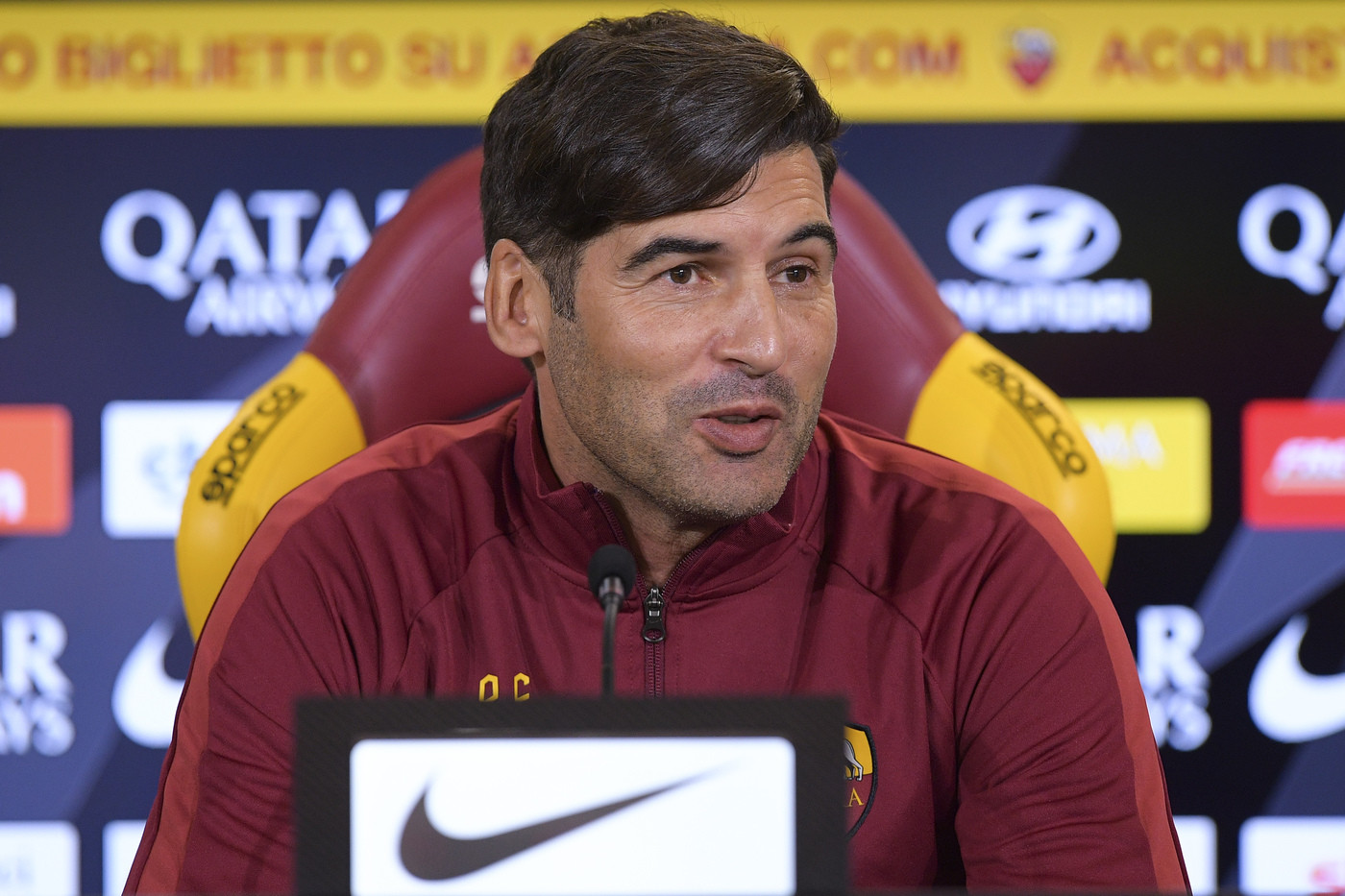 Roma-Napoli, Fonseca: “Loro forti, dobbiamo essere compatti”