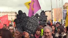 Roma, manifestazione nazionale di solidarietà con il popolo curdo