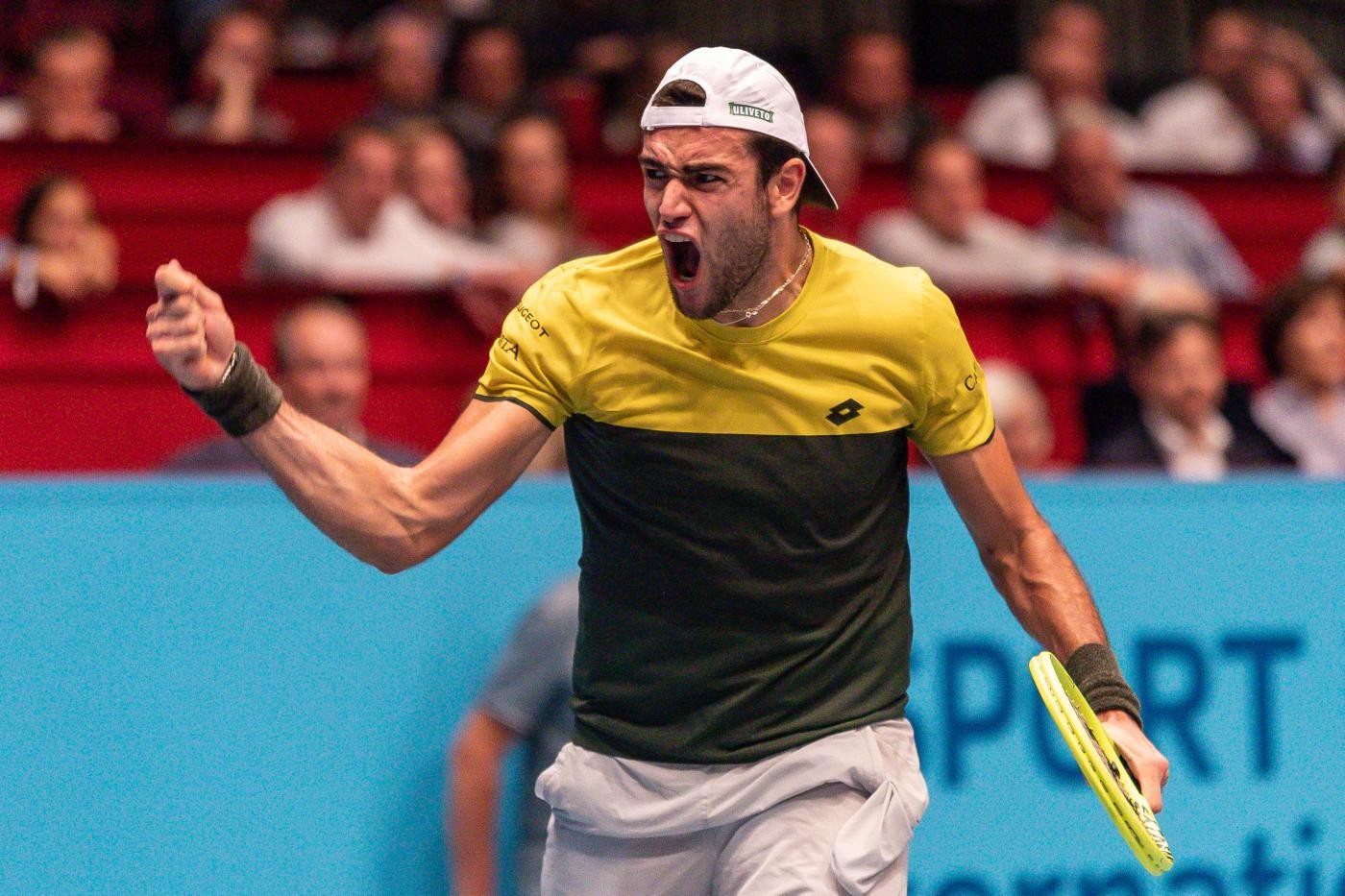 Berrettini vola alle Atp Finals dopo la sconfitta di Monfils a Bercy
