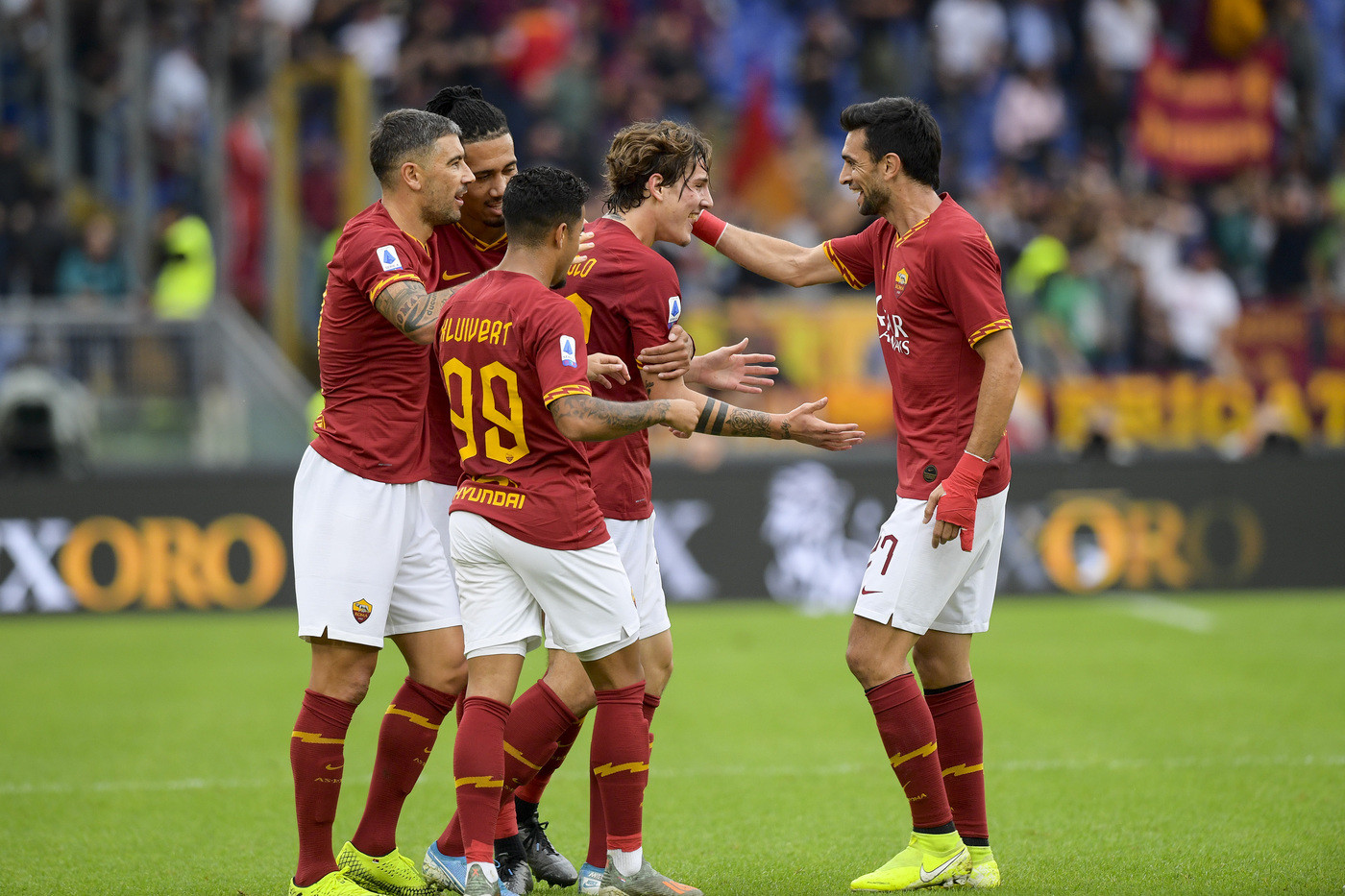 Serie A: Zaniolo e Veretout trascinano la Roma contro il Napoli