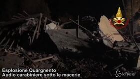 Esplosione Alessandria, l’audio choc del carabiniere sotto le macerie