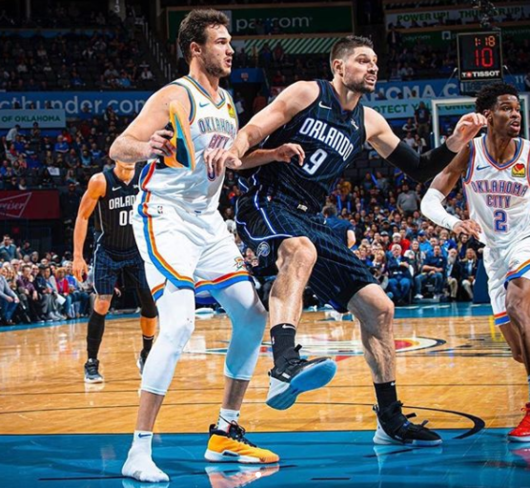 Nba: vince Oklahoma di Gallinari. Cade Sant’Antonio di Belinelli