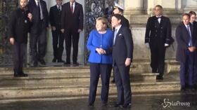Roma, il premier Conte riceve Angela Merkel