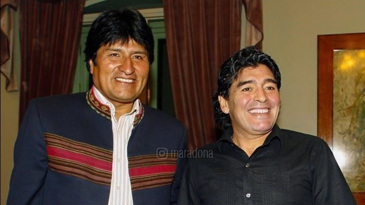 Bolivia, Maradona al fianco di Morales: a La Paz rischio guerra civile