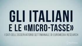 Fisco, Euromedia: Per il 70,3% italiani le micro-tasse graveranno su consumatori