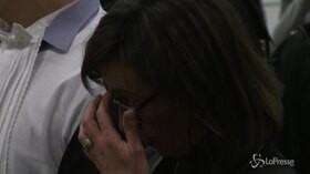 L’emozione di Ilaria Cucchi alla lettura della sentenza di condanna dei carabinieri