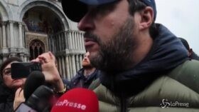 Salvini a Venezia: “Il Mose deve iniziare a funzionare subito”