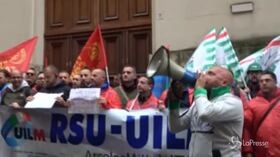 Ex Ilva, protesta dei sindacati davanti al Mise