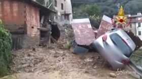 Maltempo in Liguria, frana nell’Imperiese: 22 famiglie isolate a Pieve di Teco