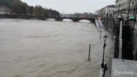 Maltempo: il Po fa paura a Torino