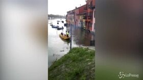 Maltempo, esonda il Ticino a Pavia