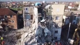 Terremoto in Albania, la distruzione vista dall’alto
