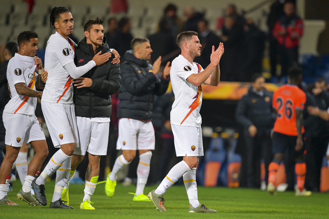 Europa League, Roma show in Turchia: Basaksehir travolto 3-0 davanti a Erdogan