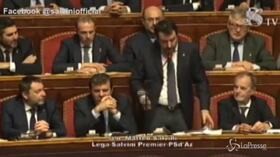 Mes, Salvini: “Nei banchi del governo c’è qualcuno che mente, o Salvini o Gualtieri”