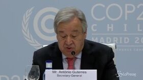 Al via Cop25, Guterres: “Bisogna cambiare rotta”