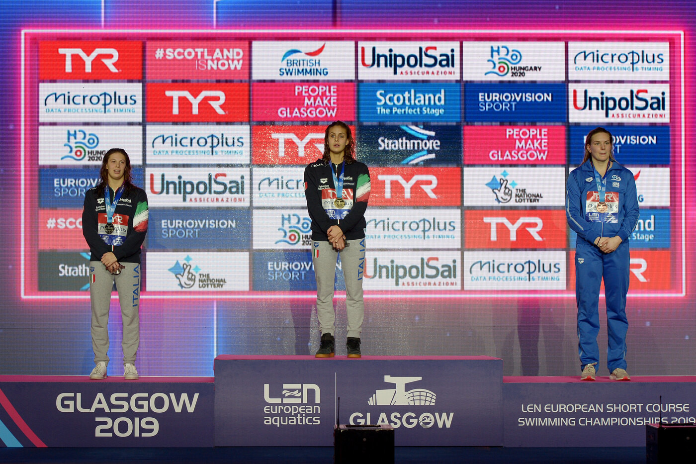 Nuoto, Europei Glasgow 2019