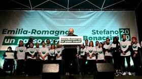Regionali, a Bologna oltre 10mila per Bonaccini