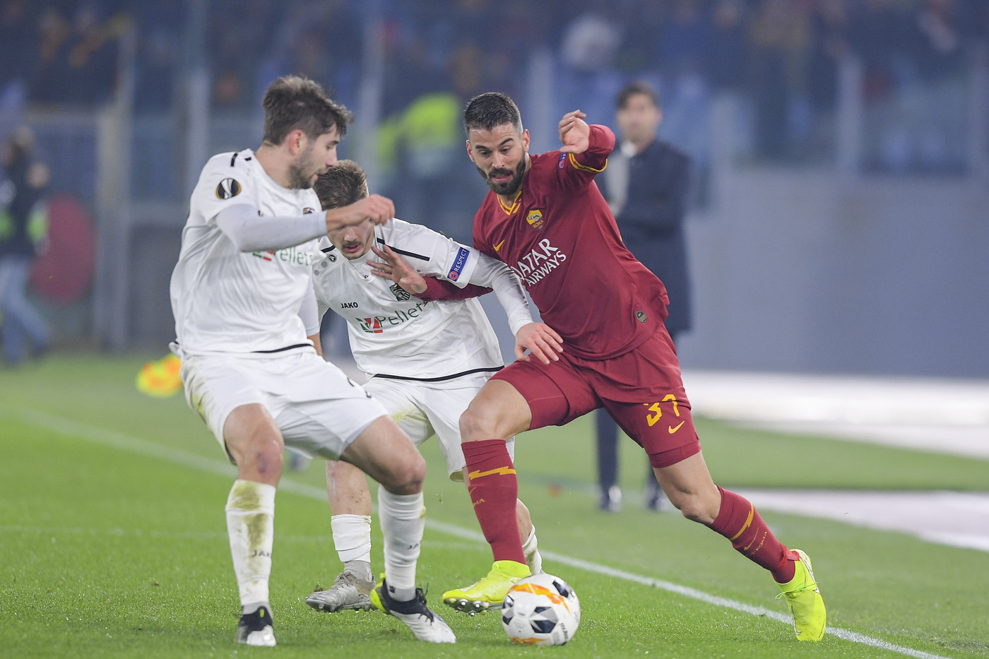 Europa League, Roma-Wolfsberg 2-2 il finale