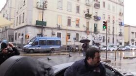 Napoli, Matteo Salvini in visita al carcere di Poggioreale