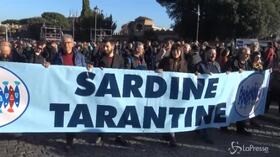 Sardine a Roma, “Qui riuniti conto l’esaltazione della disuguaglianza”