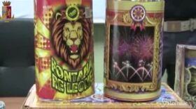 Potenza, la polizia sequestra 170kg di fuochi d’artificio illegali