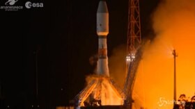 Spazio, lanciata da Kourou la navicella Soyuz