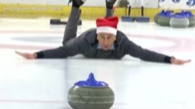 Prove di curling per Beppe Sala, gli auguri di Natale sono già olimpici