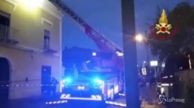 Caserta, incendio in una casa di riposo: due morti