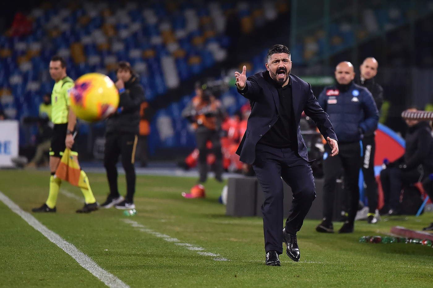 Napoli, Gattuso: “Ci siamo fatti i gol da soli, ma la squadra è viva”