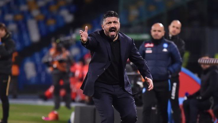 Napoli, Gattuso: "Ci siamo fatti i gol da soli, ma la squadra è viva"