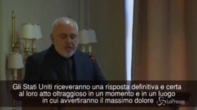 Iran, Zarif vuole vendetta contro gli Usa: “Riceveranno una risposta molto dolorosa”