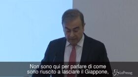 Ghosn: “Scappato per poter parlare con fatti e prove”