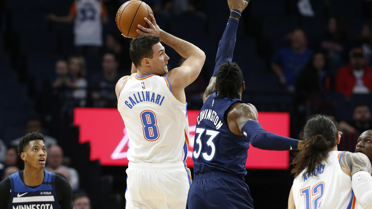 Nba: brillano Gallinari e Melli, vincono Lakers e Celtics