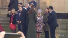 Gb, prima uscita pubblica di William e Kate dopo il summit reale a Sandringham