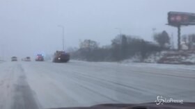 Usa, tempeste di neve nel Midwest