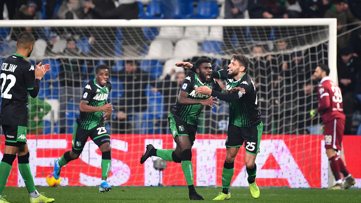 Serie A, il Sassuolo in rimonta piega il Torino
