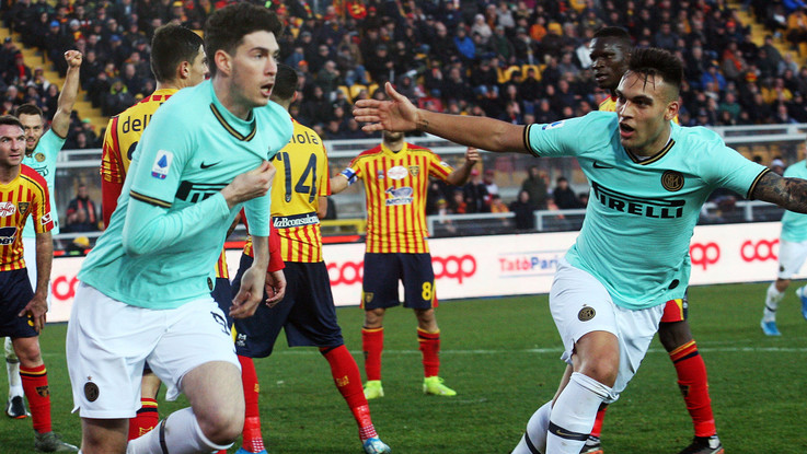 Serie A: l'Inter frena, solo 1-1 a Lecce