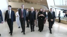 Sergio Mattarella in Qatar, la visita al Museo Nazionale