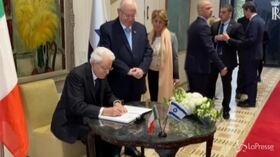 Mattarella a Gerusalemme: “Non si abbassi mai la guardia contro l’antisemitismo”