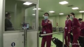 Virus Cina: a Fiumicino controllati 202 passeggeri in arrivo da Wuhan