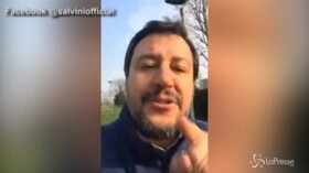 Bibbiano, Salvini: “Commovente la piazza della Lega, le Sardine sbraitano”