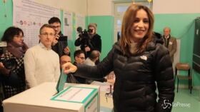 Regionali in Emilia-Romagna, Borgonzoni al voto a Bologna