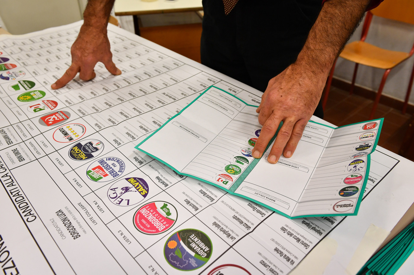 Regionali, proiezioni: in Emilia-Romagna Bonaccini avanti di 8 punti
