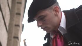 Achille Lauro artista di strada a Milano