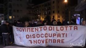 Suppletive 2020, a Napoli manifestazione “Disoccupati 7 novembre”