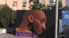 Kobe Bryant, il murale di Jorit a Napoli