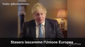 Brexit, il premier Johnson: “Non è la fine, ma un inizio”