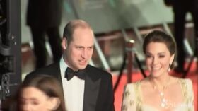 Bafta Awards, William e Kate arrivano alla cerimonia