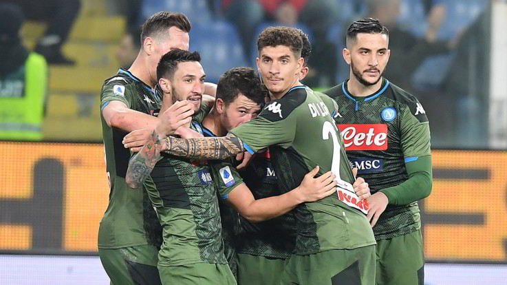 Serie A: il Napoli fa poker a Marassi e sente aria d'Europa. Quagliarella show